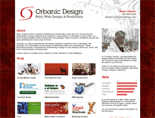 Tablet Screenshot of orbanicdesign.com